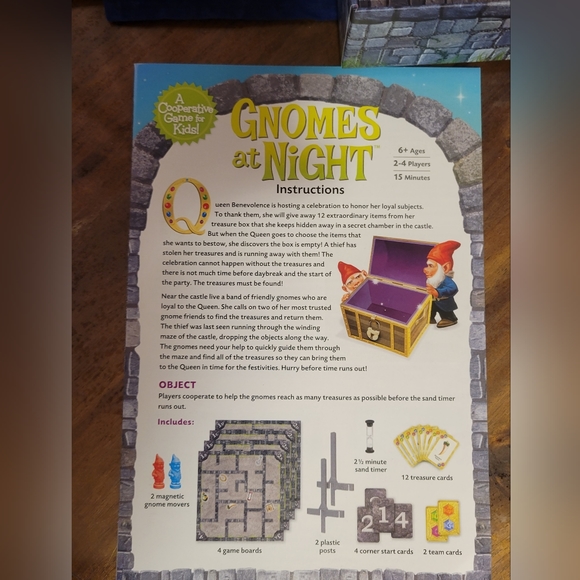 Gnomes at Night Board Game 2017 Mind Ware Used, VG Condition - Picture 4 of 5